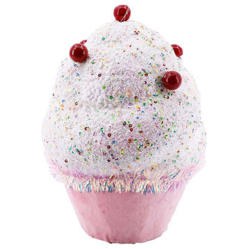 December Diamonds Nutcracker Sweet Shoppe 10In Pink Cupcake.