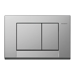 Geberit Matte Chrome Bolero Flush Plate - Bathroom Fixtures
