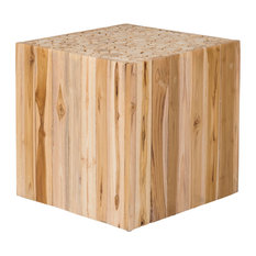 50 Most Por Natural Wood Side Tables And End For 2018 Houzz East At Main S Merrill Brown Teakwood Square Accent Table Side Tables