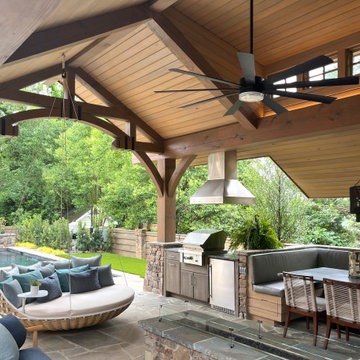 Heavy Timber Pool House