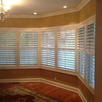 Shutters on a Dining Room Window
