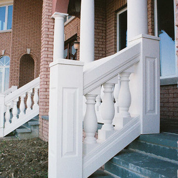 Tuscan Porch Columns and Balustrades
