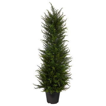 2.5' Cypress Artificial Tree UV Resistant, Indoor/Outdoor
