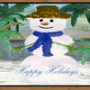 Snowman Holidays Rug, 36"x60"