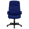 MFO High Back Navy Blue Fabric Executive Swivel Office Chair