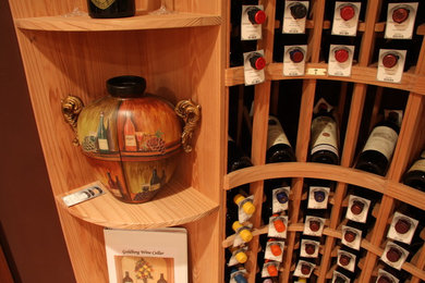 Wine cellar - traditional wine cellar idea in San Diego