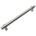 Cosmas - Cosmas 161-160SN Satin Nickel 6-5/16&rdquo; CTC (160mm) Euro Bar Pull - Manufacturer: Cosmas