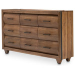 AICO/Michael Amini - AICO Michael Amini Kathy Ireland Brooklyn Walk Dresser - Nine full sized drawers make your clothing just as happy as you. Keep sweaters comfortable in a cedar lined space, your valuables safe in a hidden storage compartment, and your wardrobe beautifully organized in luxury velvet lining.