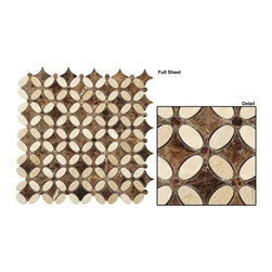 Mirage stone mosaic Flower series - Home Decor