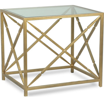 Neo Classical Side Table - Gold