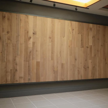 Character Grade White Oak Wall Panelling: Collier Plank at Shiner Brewery, Texas
