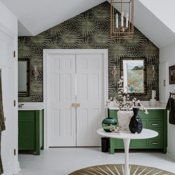 Green Glamour Primary bath