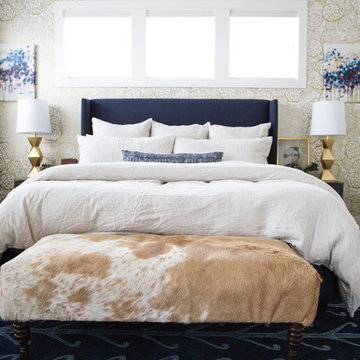Midcentury Bohemian Master Bedroom