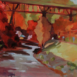 The Rail Trail - Autumn, Limited Ed. Giclee Prints 16x20 - Prints And Posters