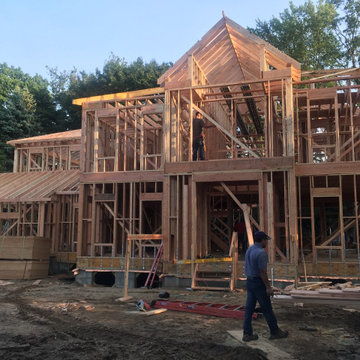Construction Chronology of a new Luxury Residence in Flower Hill, NY