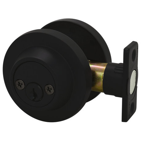 Nuk3y Thor Deadbolt, Matte Black, Double Cylinder