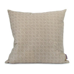 Tsuba Dub Throw Pillow-Hickory - Decorative Pillows