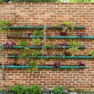 copper vertical garden