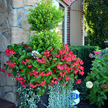 Corner lot Courtyard