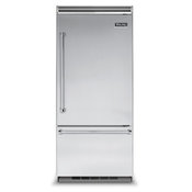 Viking Professional 36" Built In Bottom Freezer Refrigerator, Stainless Steel
