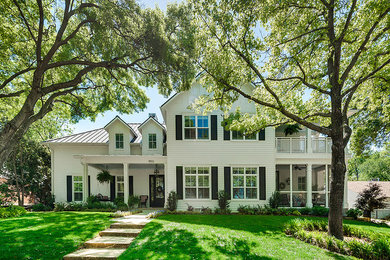 Classic porch idea in Dallas