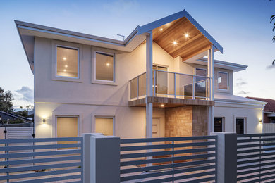 This is an example of a contemporary two-storey exterior in Perth.