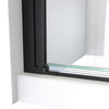 DreamLine Aqua-Q Fold 36" Bi-Fold Shower Door in Satin Black with Black Kit