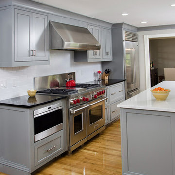 BARI Custom Gray Kitchen - Boston Area