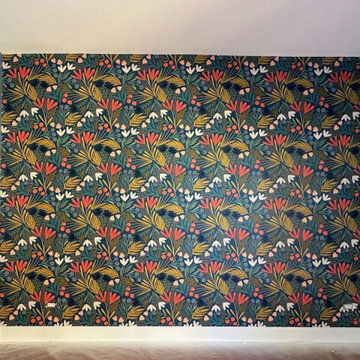 Bedroom wallpaper installation Boulder, CO