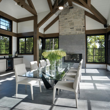 Timber frame - St-Donat