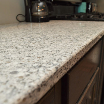 Rustic Grey Hickory Kitchen. Haas Signature Collection