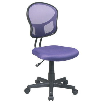 Mesh Task chair, Purple Fabric
