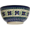 Polish Pottery  Ice Cream/Cereal Bowl, Pattern Number: DU121