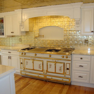 Tin Ceiling and Backsplash for this Kitchen