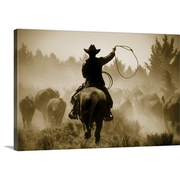 "Rope and Ride" Wrapped Canvas Art Print, 24"x16"x1.5"