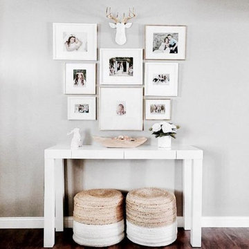 Entryway with White Faux Taxidermy