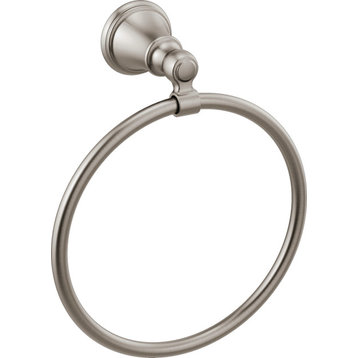 Delta 73246 Woodhurst 6-5/16" Wall Mounted Towel Ring - Brilliance Stainless