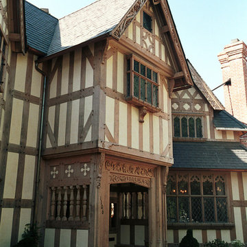 Tudor Timber Frame - Elements Design Build Greenville SC