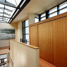 upstairs
