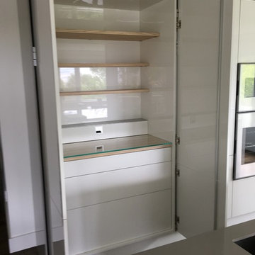White Poggenpohl Kitchen and Laundry