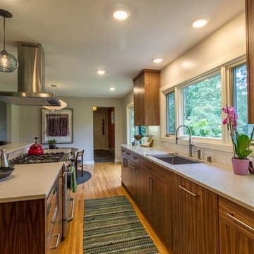 Project 2966-1 Mid-Century Modern Kitchen + Mudroom + Basement Remodel