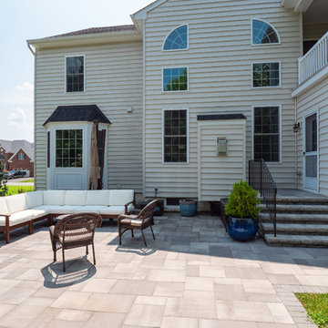 Backyard Patio, Plantings, and Patio Landing