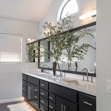 Sleek Marble Master Bathroom