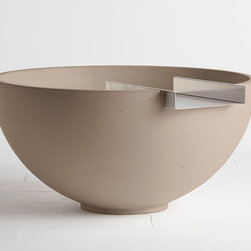 Solus Decor Scupper Water Feature in Nutmeg - Outdoor Fountains And Ponds