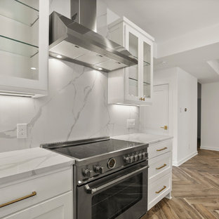 cuisine moderne avec un plan de travail en onyx  photos