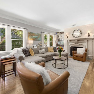 Transitional Living Room
