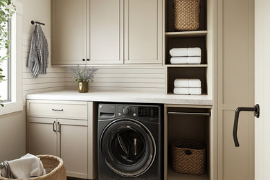 Example of a minimalist laundry room design in Phoenix