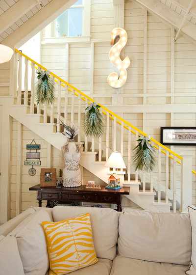 Eclectic Staircase by Janet Paik