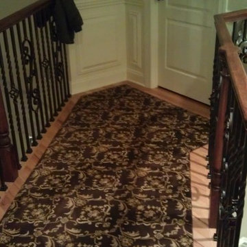 Custom Floral Waterfall Staircase