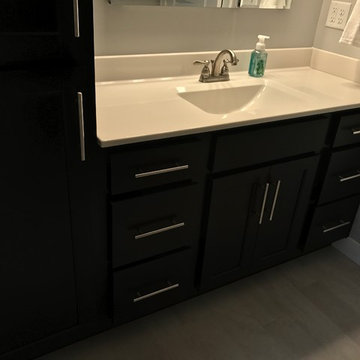 Milan, IL New Construction MSI Quartz Koch Express Cabinets White and Java